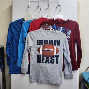Lot of 5 boys' long-sleeve shirts- Size 10/12